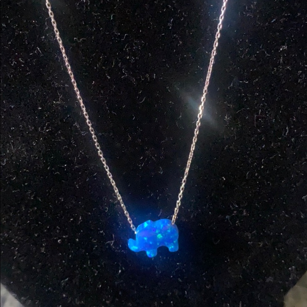 NEW elephant opal necklace